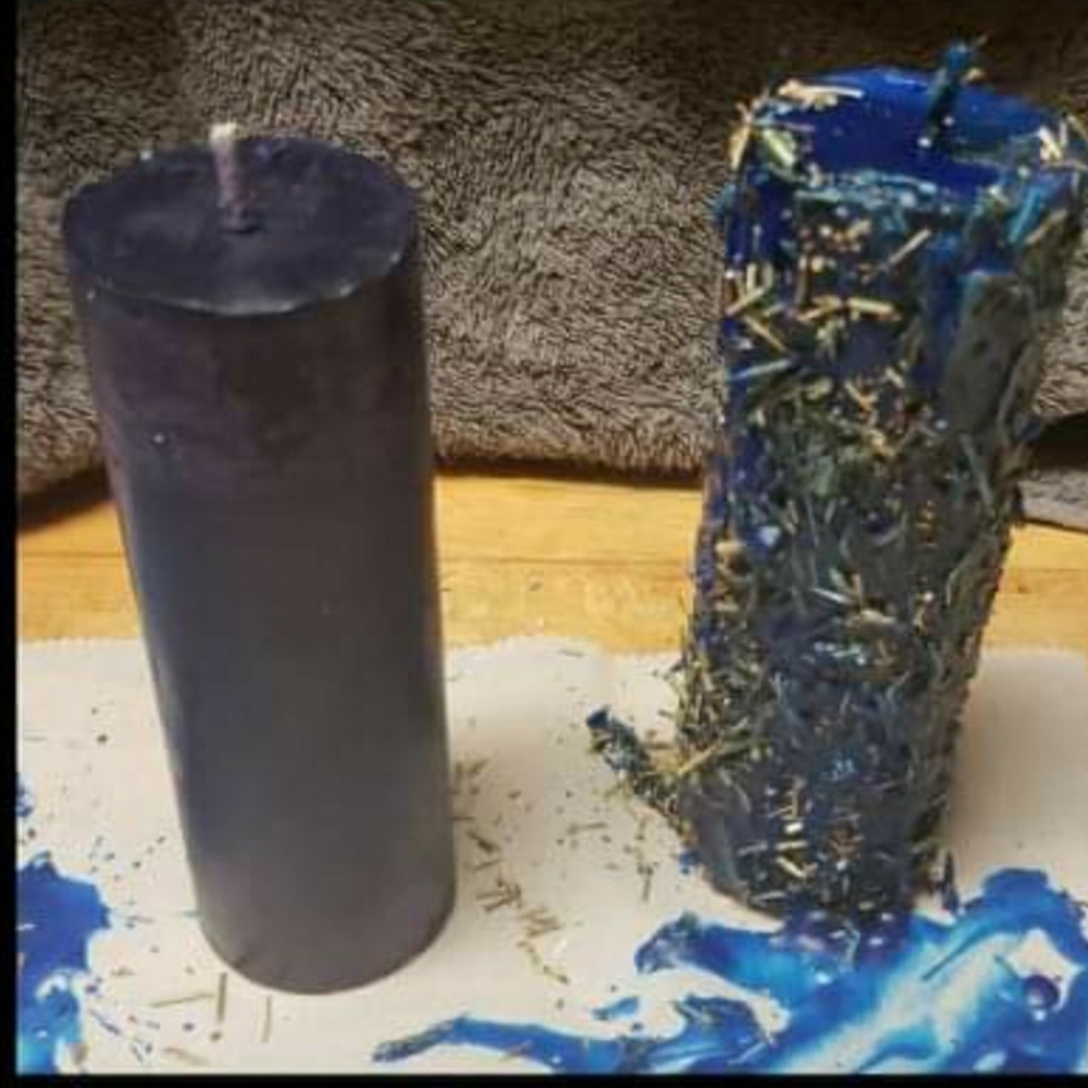 Blue vervain protection pillar